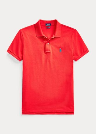 Růžové dámské polokošile Ralph Lauren Classic Fit Mesh Polo
