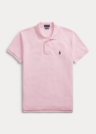 Růžové dámské polokošile Ralph Lauren Classic Fit Mesh Polo