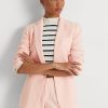 Růžové dámské sako Ralph Lauren Georgette