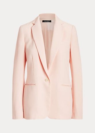 Růžové dámské sako Ralph Lauren Georgette Růžové dámské sako Ralph Lauren Georgette