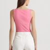 Růžové dámské tílka Ralph Lauren Cotton-Blend