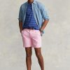 Růžové pánské šortky Ralph Lauren Stretch Straight Fit Chino Růžové pánské šortky Ralph Lauren Stretch Straight Fit Chino