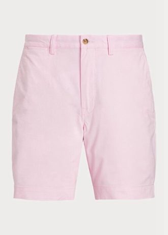 Růžové pánské šortky Ralph Lauren Stretch Straight Fit Chino