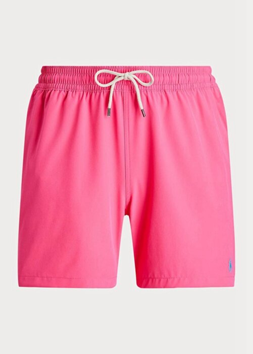 Růžové pánské šortky Ralph Lauren Traveler Swimming Trunk Růžové pánské šortky Ralph Lauren Traveler Swimming Trunk