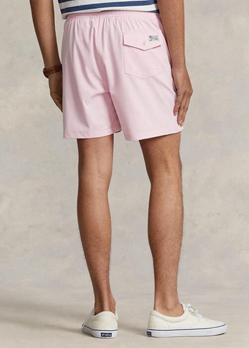 Růžové pánské šortky Ralph Lauren Traveler Swimming Trunk Růžové pánské šortky Ralph Lauren Traveler Swimming Trunk