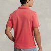 Růžové pánské polokošile Ralph Lauren Classic Fit Mesh Pocket Polo Růžové pánské polokošile Ralph Lauren Classic Fit Mesh Pocket Polo