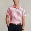 Růžové pánské polokošile Ralph Lauren Classic Fit Performance