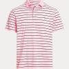 Růžové pánské polokošile Ralph Lauren Classic Fit Performance