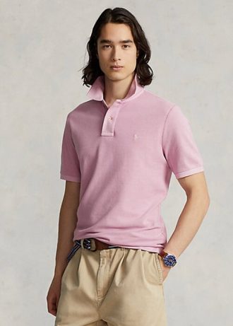 Růžové pánské polokošile Ralph Lauren RL Origin Růžové pánské polokošile Ralph Lauren RL Origin