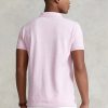 Růžové pánské polokošile Slim Fit Mesh Ralph Lauren Custom Růžové pánské polokošile Slim Fit Mesh Ralph Lauren Custom