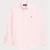 Růžové pánské Slim Fit Oxford košile Ralph Lauren