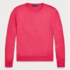 Růžové pánské svetry Ralph Lauren Cotton Crewneck Růžové pánské svetry Ralph Lauren Cotton Crewneck
