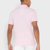 Růžové pánské základní polokošile Ralph Lauren Růžové pánské základní polokošile Ralph Lauren