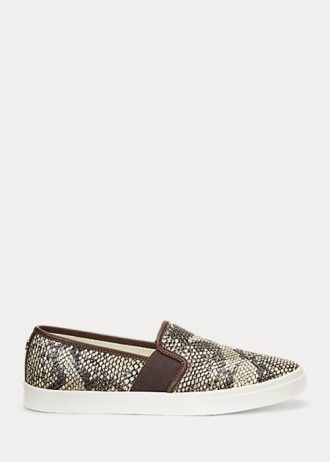 Snake dámské nazouvací kožené tenisky Ralph Lauren Jinny Snake dámské nazouvací kožené tenisky Ralph Lauren Jinny
