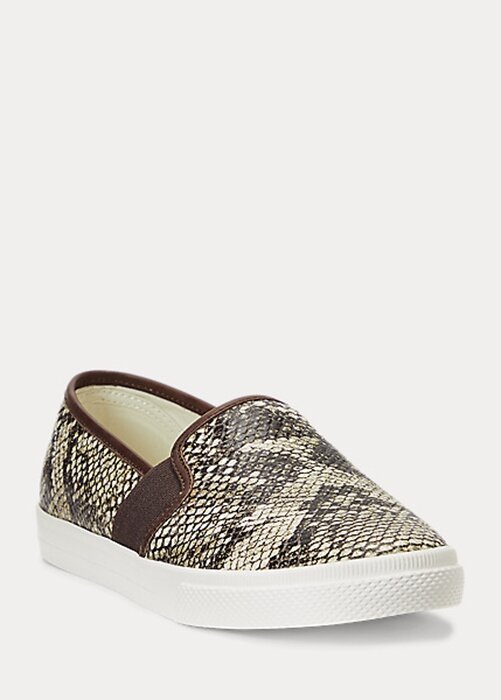 Snake dámské nazouvací kožené tenisky Ralph Lauren Jinny Snake dámské nazouvací kožené tenisky Ralph Lauren Jinny