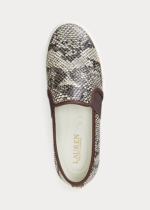 Snake dámské nazouvací kožené tenisky Ralph Lauren Jinny Snake dámské nazouvací kožené tenisky Ralph Lauren Jinny