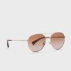 Stříbrné dámské sluneční brýle Ralph Lauren 0Ra4135 Aviator Stříbrné dámské sluneční brýle Ralph Lauren 0Ra4135 Aviator