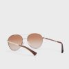 Stříbrné dámské sluneční brýle Ralph Lauren 0Ra4135 Aviator Stříbrné dámské sluneční brýle Ralph Lauren 0Ra4135 Aviator