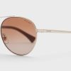 Stříbrné dámské sluneční brýle Ralph Lauren 0Ra4135 Aviator Stříbrné dámské sluneční brýle Ralph Lauren 0Ra4135 Aviator