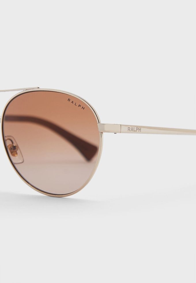 Stříbrné dámské sluneční brýle Ralph Lauren 0Ra4135 Aviator Stříbrné dámské sluneční brýle Ralph Lauren 0Ra4135 Aviator