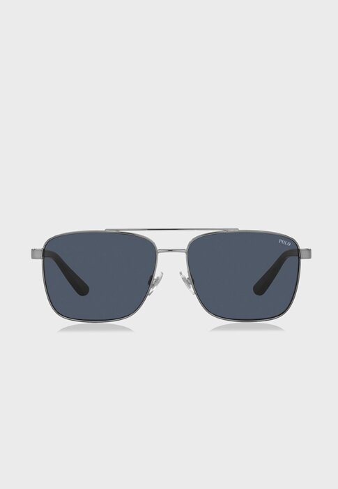 Stříbrné pánské sluneční brýle Ralph Lauren 0Ph3137 Clubmaster Stříbrné pánské sluneční brýle Ralph Lauren 0Ph3137 Clubmaster