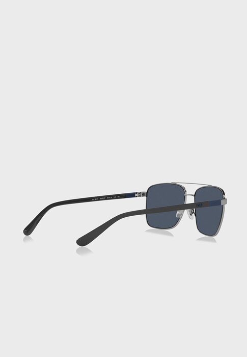 Stříbrné pánské sluneční brýle Ralph Lauren 0Ph3137 Clubmaster Stříbrné pánské sluneční brýle Ralph Lauren 0Ph3137 Clubmaster