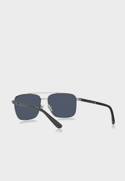 Stříbrné pánské sluneční brýle Ralph Lauren 0Ph3137 Clubmaster Stříbrné pánské sluneční brýle Ralph Lauren 0Ph3137 Clubmaster