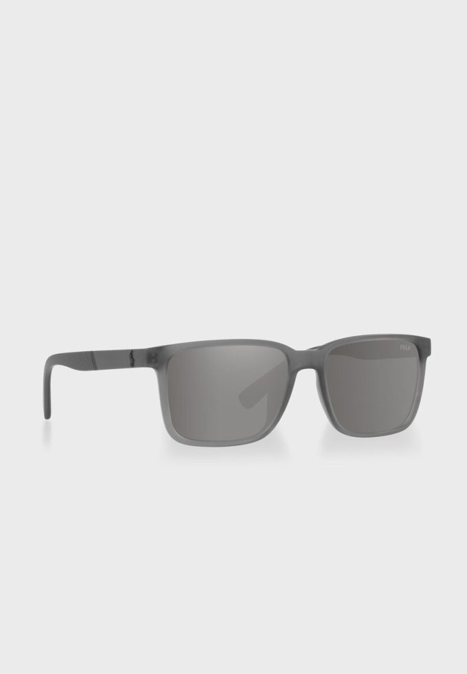 Stříbrné pánské sluneční brýle Ralph Lauren 0Ph4189U Wayfarers Stříbrné pánské sluneční brýle Ralph Lauren 0Ph4189U Wayfarers