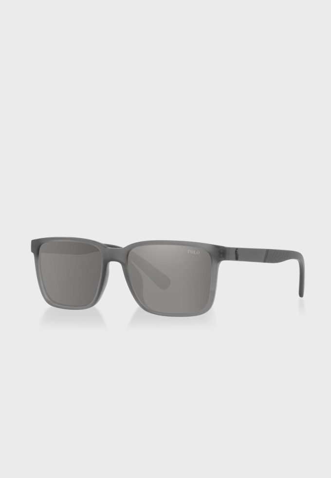 Stříbrné pánské sluneční brýle Ralph Lauren 0Ph4189U Wayfarers Stříbrné pánské sluneční brýle Ralph Lauren 0Ph4189U Wayfarers