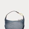 Sunset Indigo Wash/Lauren Dámské Ralph Lauren Washed Denim Malé kabelky přes rameno Kassie