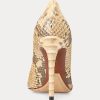 Světle žluté dámské podpatky Ralph Lauren Celia Python Světle žluté dámské podpatky Ralph Lauren Celia Python