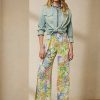 Světle modré dámské bavlněné džínové košile Ralph Lauren Tamia