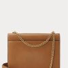 Tan Dámské kabelky Ralph Lauren Polo ID Calfskin Envelope Crossbody Tan Dámské kabelky Ralph Lauren Polo ID Calfskin Envelope Crossbody