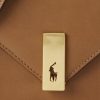 Tan Dámské kabelky Ralph Lauren Polo ID Calfskin Envelope Crossbody Tan Dámské kabelky Ralph Lauren Polo ID Calfskin Envelope Crossbody