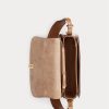 Tan Dámské Ralph Lauren Polo ID teletinové sedlové brašny Tan Dámské Ralph Lauren Polo ID teletinové sedlové brašny