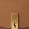Tan Dámské Ralph Lauren Polo ID teletinové sedlové brašny Tan Dámské Ralph Lauren Polo ID teletinové sedlové brašny