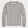 Tmavě šedé dámské mikiny Ralph Lauren Fleece Crewneck Pullover
