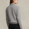 Tmavě šedé dámské mikiny Ralph Lauren Polo Bear Fleece Crewneck Tmavě šedé dámské mikiny Ralph Lauren Polo Bear Fleece Crewneck