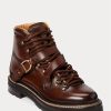 Tmavě hnědé dámské boty Ralph Lauren Dimicia Welington Hand-Burnishedie Tmavě hnědé dámské boty Ralph Lauren Dimicia Welington Hand-Burnishedie