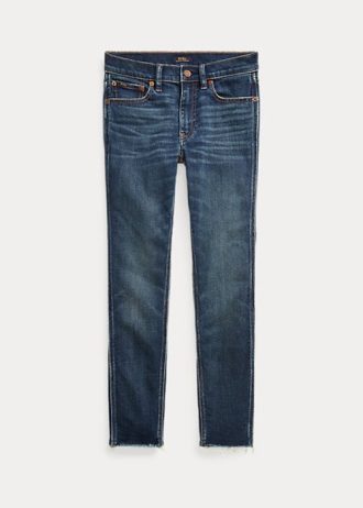 Tmavé indigové dámské džíny Skinny Crop Jeans Ralph Lauren Tompkins
