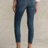 Tmavé indigové dámské džíny Skinny Crop Jeans Ralph Lauren Tompkins Tmavé indigové dámské džíny Skinny Crop Jeans Ralph Lauren Tompkins