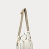 Vanilla/Buff Dámské malé kadenské brašny Ralph Lauren s reliéfem Vanilla/Buff Dámské malé kadenské brašny Ralph Lauren s reliéfem