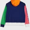 Vícebarevná dámská mikina s kapucí Ralph Lauren Color Block Pocket Detail Vícebarevná dámská mikina s kapucí Ralph Lauren Color Block Pocket Detail