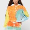 Vícebarevná dámská pletená mikina s kapucí Ralph Lauren Pullover