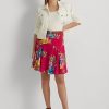 Vícebarevné dámské sukně Ralph Lauren Floral Georgette Vícebarevné dámské sukně Ralph Lauren Floral Georgette