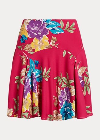 Vícebarevné dámské sukně Ralph Lauren Floral Georgette Vícebarevné dámské sukně Ralph Lauren Floral Georgette