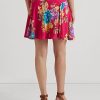 Vícebarevné dámské sukně Ralph Lauren Floral Georgette Vícebarevné dámské sukně Ralph Lauren Floral Georgette