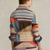 Vícebarevné dámské svetry ze směsi lnu Ralph Lauren Geo-Motif Shawl Vícebarevné dámské svetry ze směsi lnu Ralph Lauren Geo-Motif Shawl