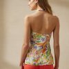 Vícebarevné dámské topy s voálovou halenkou Ralph Lauren Darby