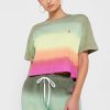 Vícebarevná dámská trička Ralph Lauren Crew s výstřihem Vícebarevná dámská trička Ralph Lauren Crew s výstřihem
